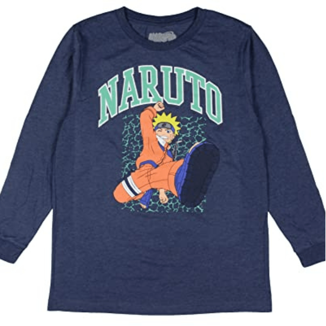 Naruto Boy Ninja Kick Long-Sleeve T-Shirt
