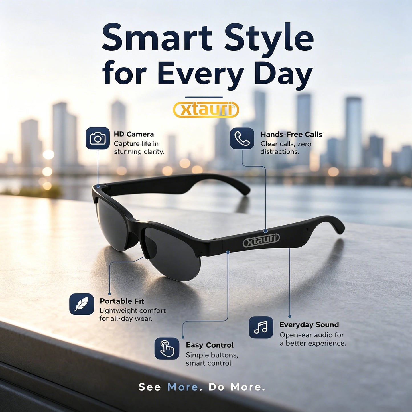 Lunettes Connectées 4K